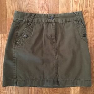 J. Crew denim skirt